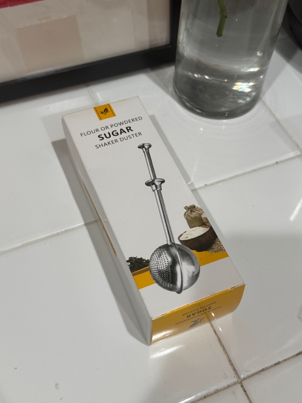 (New) Amazon Stainless Steel Sugar Shaker Duster